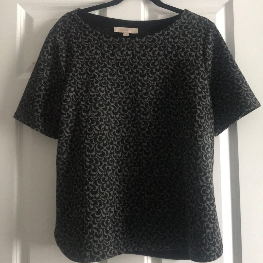 loft jacquard top